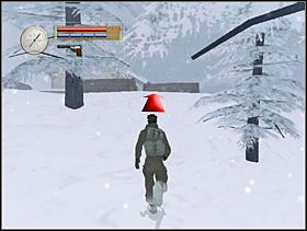 Po zabraniu królika spod drzewa kierujemy się na północny-wschód. Dobiegamy do małego domku. - [Solucja] WILDERNESS cz.2 - II Wojna Światowa: Pilot Down - Na Tyłach Wroga - poradnik do gry