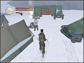 ... zachodzimy Niemca od tyłu. Ogrzewamy się przy ognisku i niszczymy radio w dużym namiocie. - [Solucja] WILDERNESS cz.4 - II Wojna Światowa: Pilot Down - Na Tyłach Wroga - poradnik do gry