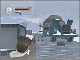 Wychylamy się z prawej strony i likwidujemy szeregowca. Gdy tylko znad osuwającego się ciała zobaczymy głowę sierżanta - strzelamy. - [Solucja] WILDERNESS cz.4 - II Wojna Światowa: Pilot Down - Na Tyłach Wroga - poradnik do gry