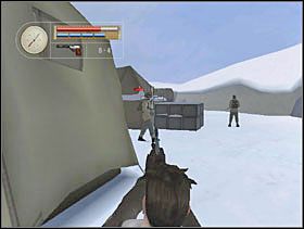 Gdy się zbliży wyciągamy pistolet i jak tylko wystawi głowę zza namiotu - likwidujemy go. - [Solucja] OCCUPIED FORT cz.1 - II Wojna Światowa: Pilot Down - Na Tyłach Wroga - poradnik do gry