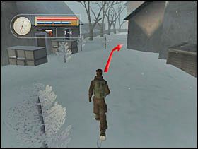 Wstajemy i obiegamy kawiarnię od tyłu. - [Solucja] FRENCH VILLAGE cz.2 - II Wojna Światowa: Pilot Down - Na Tyłach Wroga - poradnik do gry