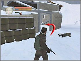 Idziemy w stronę ruiny chatki. Tuż przed wejściem kucamy. - [Solucja] OCCUPIED FORT cz.2 - II Wojna Światowa: Pilot Down - Na Tyłach Wroga - poradnik do gry