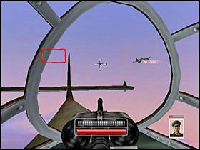 Po tym, jak zniszczymy mu jeden silnik, generał obiera inną taktykę: podlatuje z lewej strony i zatrzymuje się po prawej stronie naszego ogona, i symetrycznie: podlatuje z prawej strony i zatrzymuje się po lewej stronie naszego ogona - [Solucja] AIRBORNE PURSUIT cz.2 - II Wojna Światowa: Pilot Down - Na Tyłach Wroga - poradnik do gry