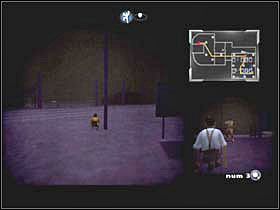 Markus odwróci jego uwagę - podejdź do beczki, która znajduje się w miejscu oznaczonym na mapie i ją kopnij - CHILDS PLAY Nieznane Miejsce | Fahrenheit - Fahrenheit - poradnik do gry