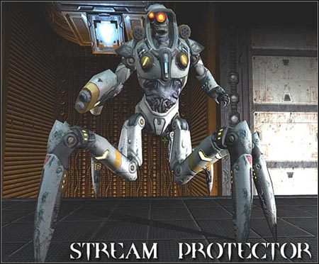 Duże roboty na czterech odnóżach, które pojawiają się w trzech etapach (po raz pierwszy w Nexus Hub, tuż przed spotkaniem z Makronem) - Przeciwnicy cz.4 | Quake 4 - Quake 4 - poradnik do gry