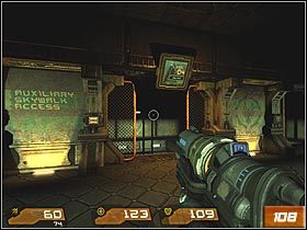 Idź cały czas przed siebie, aż napotkasz trzy szyby wind (#108) - [Solucja] Dispersal Facility | Quake 4 - Quake 4 - poradnik do gry