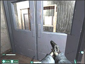 Obie drogi prowadzą do zamkniętych na kłódkę drzwi - Punkt początkowy (2) | Interwał 01 | FEAR - F.E.A.R.: First Encounter Assault Recon - poradnik do gry