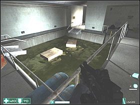 Przekręć go i wracaj do sali, gdzie znalazłeś pancerz - Ciężki opór (2) | Interwał 03-B | FEAR - F.E.A.R.: First Encounter Assault Recon - poradnik do gry