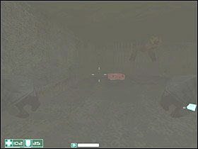 W miejscu gdzie zaczynasz jest woda - nic w niej nie ma ciekawego, więc po prostu idź jedyną możliwą drogą do następnego kanału - Exeunt Omnes (1) | Interwał 03-D | FEAR - F.E.A.R.: First Encounter Assault Recon - poradnik do gry