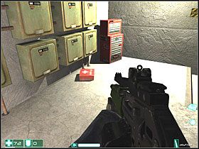 Po schodach na dół - Awantura na lotnisku (2) | Interwał 04-A | FEAR - F.E.A.R.: First Encounter Assault Recon - poradnik do gry