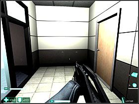 W pokoju naprzeciwko nie ma nic, lecz przed nim na podłodze leży Zdalna bomba - Obserwatorzy (1) | Interwał 04-B | FEAR - F.E.A.R.: First Encounter Assault Recon - poradnik do gry