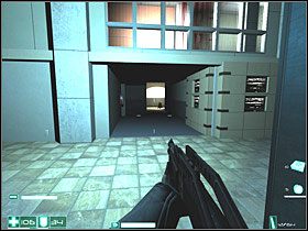 Omiń poczekalnię i skręć w prawo - Obserwatorzy (5) | Interwał 04-B | FEAR - F.E.A.R.: First Encounter Assault Recon - poradnik do gry