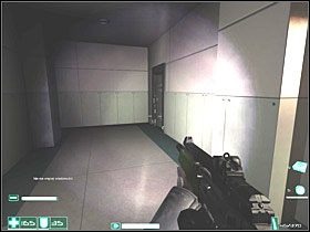 W pokoju naprzeciwko po prawej leży Apteczka , a po lewej jest telefon - Powidok (1) | Interwał 06-C | FEAR - F.E.A.R.: First Encounter Assault Recon - poradnik do gry