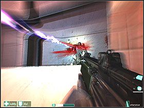 Idź dalej, z prawej wybiegnie dwóch wrogów (Karabiny szturmowe G2A2 ) - Powidok (4) | Interwał 06-C | FEAR - F.E.A.R.: First Encounter Assault Recon - poradnik do gry