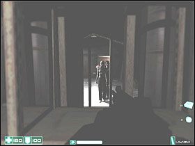 Idź jedyną możliwą drogą do brązowych drzwi, otwórz je i idź przed siebie - Miejska zgnilizna (4) | Interwał 08-A | FEAR - F.E.A.R.: First Encounter Assault Recon - poradnik do gry