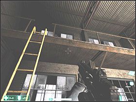 Z prawej wybiegnie dwóch żołnierzy - Wejście (3) | Interwał 08-B | FEAR - F.E.A.R.: First Encounter Assault Recon - poradnik do gry