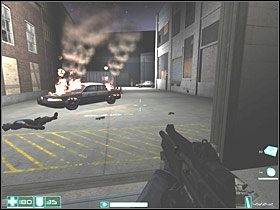 Potem wejdź w korytarz po lewej - Wejście (6) | Interwał 08-B | FEAR - F.E.A.R.: First Encounter Assault Recon - poradnik do gry