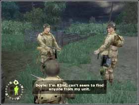 Znajdziesz tam podpułkownika Colea razem ze swoimi ludźmi - [Solucja] Rozdział 1 Roses all the way cz.2 - Brothers in Arms: Earned in Blood - poradnik do gry