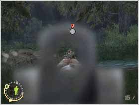 Jeżeli Twoim ludziom nie udało się zabić Niemców, którzy przebiegali po lewej niech dalej do nich strzelają przyduszając ich do ziemi a Ty obejdż wroga z prawej, wzdłuż drewnianego płotku i zastrzel z flanki. Potem szybko każ swoim chłopakom przenieść się na drugą stronę pniaka, za którym się chowali (będą wówczas zwróceni twarzą w stronę drogi). - [Solucja] Rozdział 1 Roses all the way cz.2 - Brothers in Arms: Earned in Blood - poradnik do gry