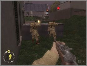 Następnie przywołaj do siebie swoich ludzi i ustaw ich za pobliskim murkiem - [Solucja] Rozdział 2 Action at St. Martin cz.3 - Brothers in Arms: Earned in Blood - poradnik do gry