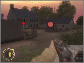 Załatwcie razem dwie sekcje Niemiaszków pchające się od tej strony. - [Solucja] Rozdział 2 Action at St. Martin cz.3 - Brothers in Arms: Earned in Blood - poradnik do gry