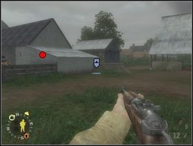 Potem będziesz musiał skręcić w lewo - uważaj na, o ile mnie pamięć nie myli, kolejne stanowisko karabinu maszynowego (tym razem chyba na transporterze). Staraj się podchodzić do Niemców z dwóch stron. - [Solucja] Rozdział 3 Three Patrol Action cz.2 - Brothers in Arms: Earned in Blood - poradnik do gry