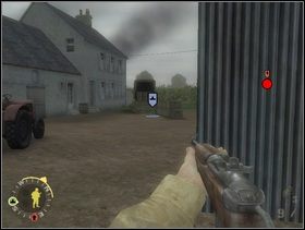 ... a z lewej sekcją wsparcia. Wsparcie ustaw za przeszkodą (jak na obrazku) - być może będą stamtąd mogli użyć granatów ręcznych. Możesz sam tam stanąć i rzucić jeden. - [Solucja] Rozdział 3 Three Patrol Action cz.2 - Brothers in Arms: Earned in Blood - poradnik do gry