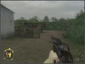 Potem ruszaj ze swoimi ludźmi prosto, w kierunku ciężarówki stojącej przy drodze. Za nią skręć w lewo i biegnij znowu prosto kawałek i skręć kolejny raz, tym razem w prawo. - [Solucja] Rozdział 3 Three Patrol Action cz.3 - Brothers in Arms: Earned in Blood - poradnik do gry