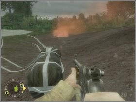 ... oznacz świecą leżący w pobliżu drugi zasobnik. - [Solucja] Rozdział 4 Hells Corners cz.2 - Brothers in Arms: Earned in Blood - poradnik do gry