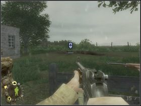 ... każ swojej sekcji wsparcia obejść ich z prawej zajmując stanowisko w kraterze, w którym wcześniej wystrzelałeś z karabinu wyborowego kilku Fryców. - [Solucja] Rozdział 4 Hells Corners cz.3 - Brothers in Arms: Earned in Blood - poradnik do gry