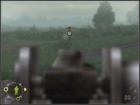 Każ teraz szturmanom przenieść swój ogień na Szwabków za płotkiem na lewo od nich (tych, którymi miałeś się do tej pory nie przejmować). Sam podejdź bliżej tego wroga i zastrzel. - [Solucja] Rozdział 6 Bloody Gulch cz.1 - Brothers in Arms: Earned in Blood - poradnik do gry