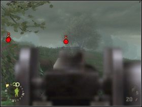 Zastrzel ich szybciutko i obróć się w lewo - kolejnych paru Szwabów będzie próbowało zając pozycję za kłodą na lewo od Ciebie. Spróbuj ich powystrzelać kiedy się przemieszczają a jeśli Ci się nie uda ... - [Solucja] Rozdział 6 Bloody Gulch cz.1 - Brothers in Arms: Earned in Blood - poradnik do gry