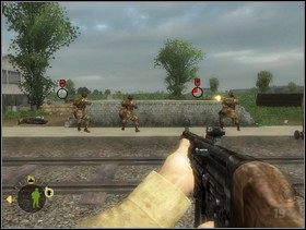 ... a resztę przy środkowej części murku ... - [Solucja] Rozdział 7 Eviction Notice cz.1 - Brothers in Arms: Earned in Blood - poradnik do gry