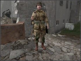 Potem spotkaj się z Bakerem (za rozwalonym czołgiem) i napij się tego co on znalazł, dla uspokojenia nerwów. Koniec rozdziału. - [Solucja] Rozdział 8 Close Quarters cz.2 - Brothers in Arms: Earned in Blood - poradnik do gry