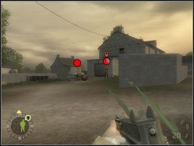 ... podejdź do ogrodzenia, które ujrzysz przed sobą i wykończ obsadę armaty p-panc, którą stąd zobaczysz oraz Szwabów, do których strzela cały czas sekcja szturmowa (granat najlepiej załatwi sprawę). Zawołaj żołnierzy i podejdź do armaty. Podłóż pod nią ładunek wybuchowy a potem ... - [Solucja] Rozdział 11 Run of the Mill cz.1 - Brothers in Arms: Earned in Blood - poradnik do gry