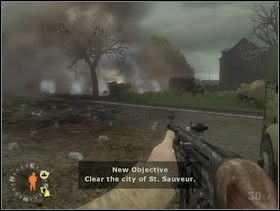 2-3 Panzerfausty (najlepiej w bok lub tył) i powinno być po sprawie. Pora ruszać dalej. Wreszcie - to był niezły hardcore ;-). - [Solucja] Rozdział 12 The All Americans Part 1 cz.3 - Brothers in Arms: Earned in Blood - poradnik do gry