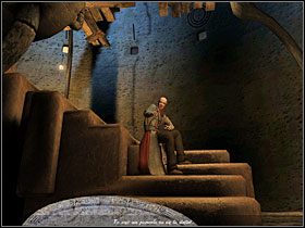 Poszedłem do góry po schodach, aż dotarłem do tablicy z rysunkami - 15 NOLOBEN cz.4 | Myst V Koniec Wieków - Myst V: Koniec Wieków - poradnik do gry