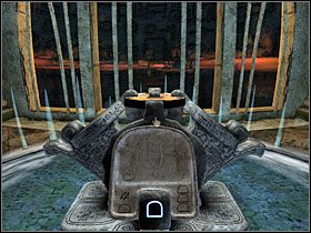 Teraz wróciłem, poprzez symbol na piedestale, do kuli na plaży i ani chwili nie zwlekając przeniosłem się już do - 19 NOLOBEN cz.8 | Myst V Koniec Wieków - Myst V: Koniec Wieków - poradnik do gry