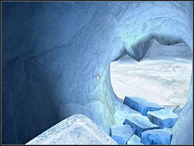 Na lodowej półce zauważyłem zawieszoną drewnianą drabinkę - 21 TAHGIRA cz.1 | Myst V Koniec Wieków - Myst V: Koniec Wieków - poradnik do gry