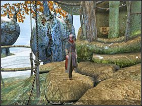 Wewnątrz jednego z budynków dojrzałem zawieszony na ścianie tajemniczy rysunek - 23 TAHGIRA cz.3 | Myst V Koniec Wieków - Myst V: Koniec Wieków - poradnik do gry