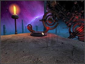 Przesunąłem go w lewo, aż pojawił się podświetlony na czerwono teleskop - 32 TODELMER cz.5 | Myst V Koniec Wieków - Myst V: Koniec Wieków - poradnik do gry