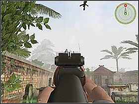 Skorzystaj z wąskiego przejścia, aby dostać się do drogi na północy - Misja 4 | Vietcong | Vietcong 2 - Vietcong 2 - poradnik do gry