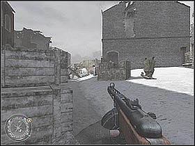 Załatw gostków stojących niedaleko zniszczonego jeepa i wróć się do reszty drużyny - Red Army Training (3) | The Winter War | Misja Call of Duty 2 - Call of Duty 2 - poradnik do gry