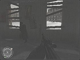 Jeśli chcesz zgodnie z sugestią gry możesz skorzystać z lornetki - Demolition (2) | The Winter War | Misja Call of Duty 2 - Call of Duty 2 - poradnik do gry