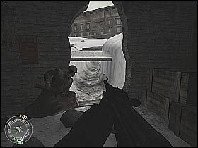 Idź przed siebie, najlepiej pozostając w pozycji kucającej - Demolition (2) | The Winter War | Misja Call of Duty 2 - Call of Duty 2 - poradnik do gry