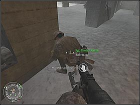 Ładunki będziesz musiał podkładać w oznaczonych przez grę miejscach - Demolition (4) | The Winter War | Misja Call of Duty 2 - Call of Duty 2 - poradnik do gry