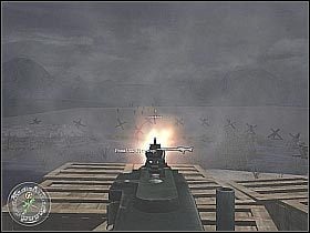 W sumie będziesz musiał odeprzeć kilka wrogich ataków (screen 1) - Hold the Line (2) | The Battle of El Alamein | Misja Call of Duty 2 - Call of Duty 2 - poradnik do gry