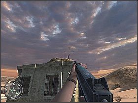 Zacznij teraz dokładnie oczyszczać wrogi obóz (screen 1) - Operation Supercharge (4) | The Battle of El Alamein | Misja Call of Duty 2 - Call of Duty 2 - poradnik do gry