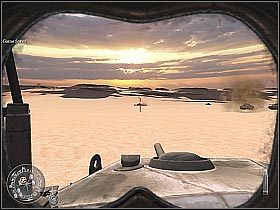 Walki z wrogimi czołgami nie są na szczęście, zbyt trudne gdyż nie palą się one zbytnio do walki - Crusader Charge | The Tank Squadrons | Misja Call of Duty 2 - Call of Duty 2 - poradnik do gry