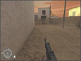 W oddali powinieneś zauważać nowych przeciwników - Armored Car Escape (1) | Rommels Last Stand | Misja Call of Duty 2 - Call of Duty 2 - poradnik do gry